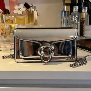 Coach Women’s Silver Crossbody Bag